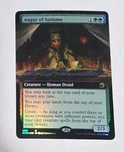 Augur of Autumn (Exteneded Art Foil) - Innistrad Midnight Hunt (MTG Card) LP - Image 1