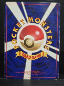 Sabrina's Jynx Pokemon Card Japanese Game Nintendo Rare No.124 BANNED ART Gym - Image 2