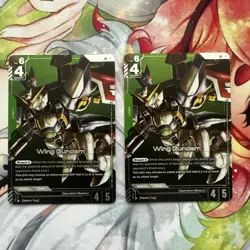 Gundam Card Game Wing Gundam ST02-001 LR+ Alt Art - Image 2