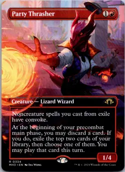 Party Thrasher (Borderless) R Modern Horizons 3 334 NM - Image 1