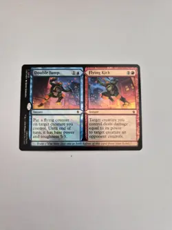 MTG: Teenage Mutant Ninja Turtles - Double Jump Flying Kick #35 - SURGE FOIL - Image 1