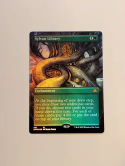 Sylvan Library (Borderless) Dominaria Remastered Foil - Image 1
