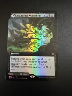 FOIL Agadeem’s Awakening / Agadeem, The Undercrypt Extended Art Foil NM - Image 1