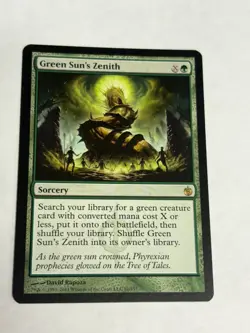Green Sun's Zenith Mirrodin Besieged MTG NM Free shipping with tracking - Image 1
