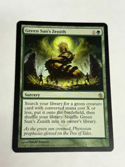 Green Sun's Zenith Mirrodin Besieged MTG NM Free shipping with tracking - Image 2