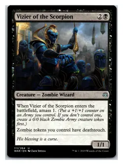 War of the Spark #111 Vizier of the Scorpion - Image 1