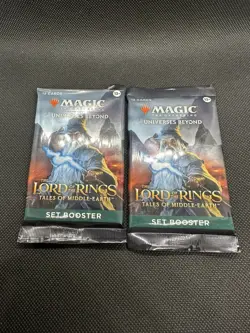 (2) Sealed Booster Magic MTG LOTR Lord of The Rings Tales of Middle-Earth Set 195166205274 - Image 1