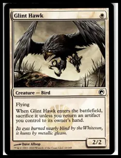 Scars of Mirrodin #10 Glint Hawk - Image 1