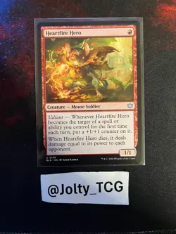 Heartfire Hero Bloomburrow Regular NM - Image 1