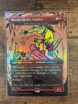 Mondo Gecko, Esquire - Kediss, Emberclaw Familiar - Secret Lair Drop NM MTG - Image 1