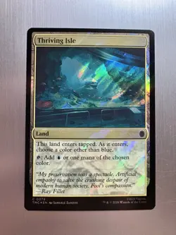 Thriving Isle - 78 - MTG: Teenage Mutant Ninja Turtles - Common - Surge Foil - Image 1