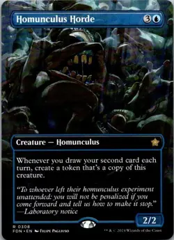 Homunculus Horde (Borderless) Foundations Regular MTG NM - Image 1