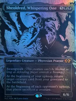 MULTIVERSE LEGENDS SHEOLDRED, WHISPERING ONE FOIL (EXTENDED ART BORDERLESS) - Image 2