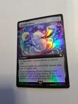 MTG: Herald's Horn (Extended Art) (Foil) (LP): Final Fantasy Buy-A-Box Promos - Image 3