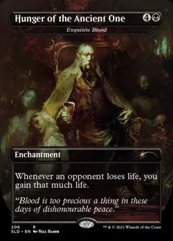 Hunger Of The Ancient One - Exquisite Blood Borderless Foil NM Secret Lair MTG - Image 1