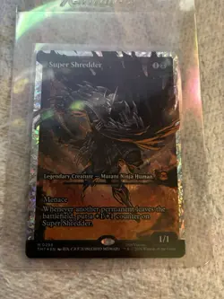 Super Shredder (Showcase) (Fracture Foil) Teenage Mutant Ninja Turtles Foil - Image 1