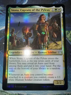 Siona, Captain of the Pyleas Theros Beyond Death Foil - Image 1