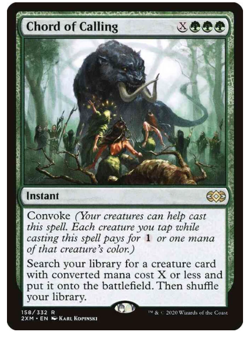1x Chord of Calling Double Masters NM MTG - Image 1