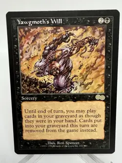 Magic the Gathering MTG English Yawgmoth's Will 1998 Urza's Saga #171 Mint - Image 1