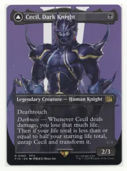 Cecil, Dark Knight (Borderless) R FINAL FANTASY 380 NM - Image 1
