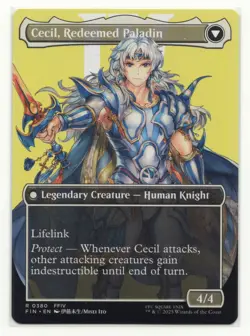 Cecil, Dark Knight (Borderless) R FINAL FANTASY 380 NM - Image 2