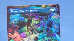 Donatello, the Brains Borderless FOIL 2 MTG Teenage Mutant Ninja Turtles TMT NM - Image 3
