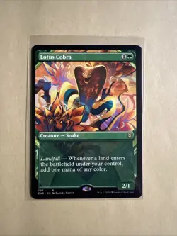 MTG Lotus Cobra ZNR 307 R NM Regular Showcase - Image 2
