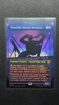2026 MTG TMNT - Donatello, Mutant Mechanic Borderless Foil Mythic 0216 TMT - Image 1