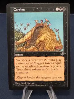 MTG - Magic The Gathering - Carrion - Mirage - NP/NM! - Image 1