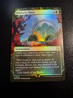 Prismatic Omen Wilds of Eldraine: Enchanting Tales Foil LP MTG - Image 1