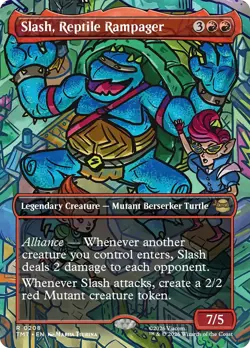 Slash, Reptile Rampager (Borderless) Teenage Mutant Ninja Turtles NM ABUGames - Image 1
