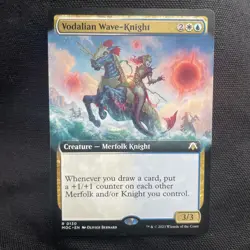 Vodalian Wave-Knight Extended Art 130 R Commander: March of the Machine NM - Image 1