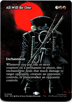 All Will Be One (Borderless) Teenage Mutant Ninja Turtles Eternal-Legal - MTG NM - Image 1