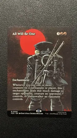 2026 MTG TMNT - All Will Be One (Borderless) Mythic 0008 PZA - Image 1