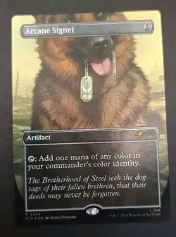 Arcane Signet Secret Lair Drop: Fallout MTG Foil Near Mint - Image 1