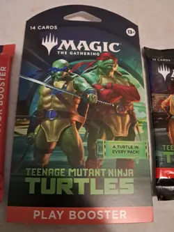 MTG: TEENAGE MUTANT NINJA TURTLES COLLECTOR BOOSTER PACK & ( 2 ) PLAY BOOSTERS - Image 3