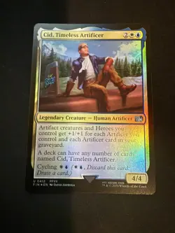 MTG Cid, Timeless Artificer 0412 Foil Final Fantasy - Image 1