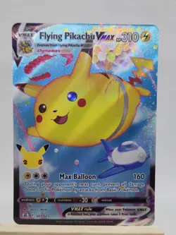 Pokemon Pikachu VMAX 044/185 Ultra Rare Full Art Holo Swsh04 Vivid Voltage - Image 1