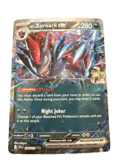 Pokemon TCG N's Zoroark Ex 98/159 Double Rare Journey Together Near Mint - Image 1