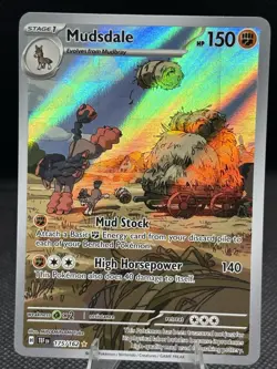 Pokemon Mudsdale 175/162 -Temporal Forces - Illustration Rare - Holo NM - Image 1