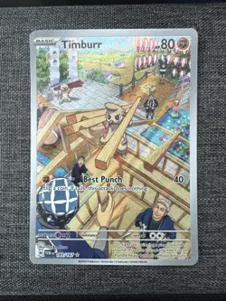 Timburr 183/167 Secret Illustration Rare Pokemon TCG Twilight Masquerade NM/LP - Image 1