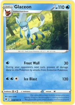 Glaceon - 038/189 - Astral Radiance - Pokemon - LP/NM Never Played - Image 1