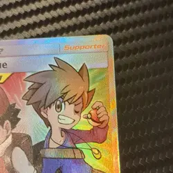 Pokemon Red & Blue MINT TAG TEAM Trainer Full Art Ultra Rare Holo 234/236 - Image 5