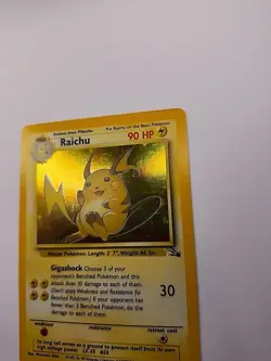 Pokemon TCG Raichu 14/62 Fossil Holo Rare NM - Image 4
