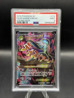 M Mega Gardevoir EX 112/114 Full Art Pokemon XY Steam Siege 112 MINT PSA 9 - Image 1