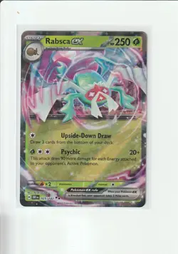 Rabsca ex 025/182 Destined Rivals Double Rare NM Pokemon Card - Image 1