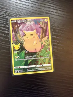 Pokemon Celebrations Pokemon TCG 25 Year Anniversary Pikachu Full Art Ultra Rare - Image 1