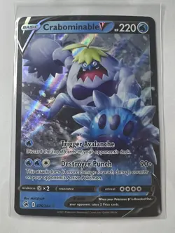 Crabominable V 076/264 - Fusion Strike - Pokemon TCG - NM - Image 1