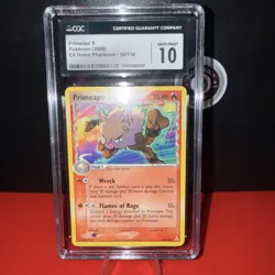 2006 Pokemon EX Holon Phantoms Primeape #50 Delta Species CGC 10 GEM MINT 🦍🔥 - Image 3