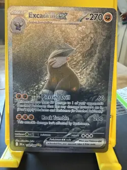 Pokemon TCG Excadrill ex 168/086 Sv: Black Bolt Rare Holo HP 270 Piercing Drill - Image 1